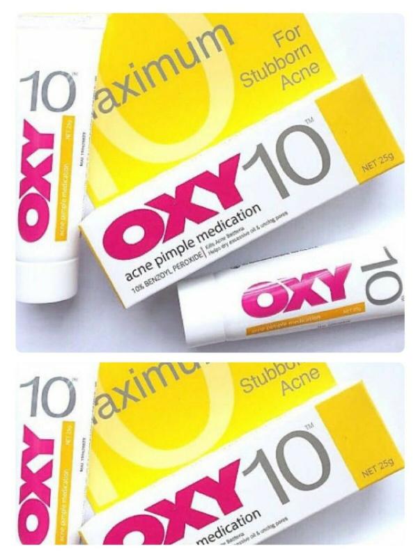x2管 oxy 10 痘痘痘痘治療 - 過氧化苯甲醯(25g) ~ malaysia馬來西亞
