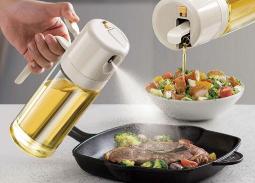 油噴瓶550ml 用於烹飪橄欖精緻濃縮分配器 廚房燒烤