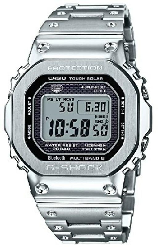 全新 卡西歐 g-shock 太陽能電波 堅韌手錶 gmw-b5000d-1jf 藍牙金屬