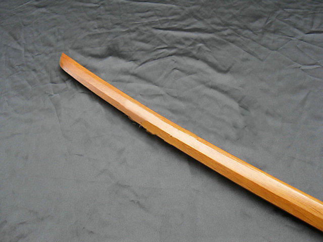 劍道木刀居合練習打不斷木刀麥色高弧度(強返型) 日本木刀| 露天拍賣