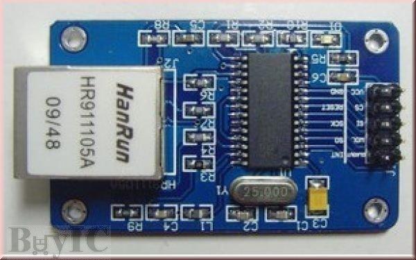 ENC28J60 乙太網路卡模組 Arduino