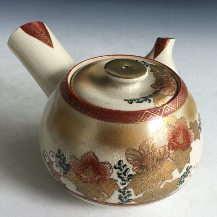 老日本煎茶道九谷燒『文仙』作白釉粒茶具一組─茶道具花道具香道具日本古美術茶入茶葉罐日本老件日本餐具| 露天拍賣