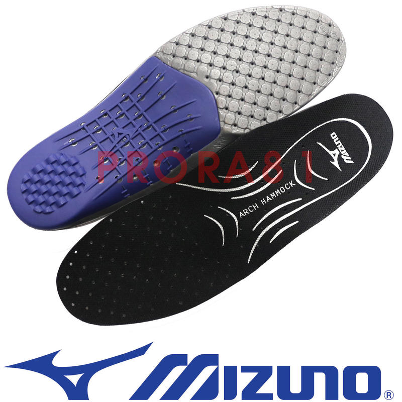 鞋大王Mizuno 5ZK-1009 黑色 全吸震材質＃足弓支撐＃慢跑用活動鞋墊＃免運費