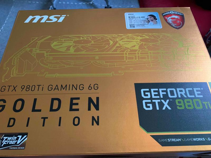 MSI GTX980TI Gaming 6G 黃金版( 已賣出) | 露天拍賣