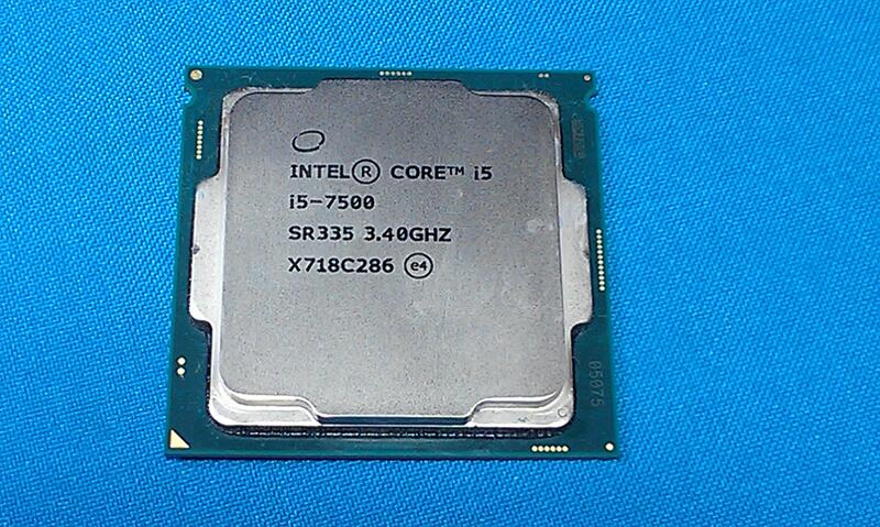 Intel Core i5-7500 3.40G/6M/有內顯/1151腳位第七代CPU 正式版2手良品 