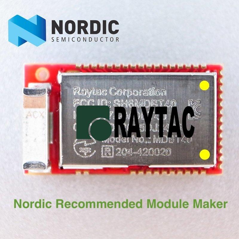 nRF51822模組NordicBLE Module藍牙4.2BT4.2BT4.1BT4.0RaytacMDBT40R