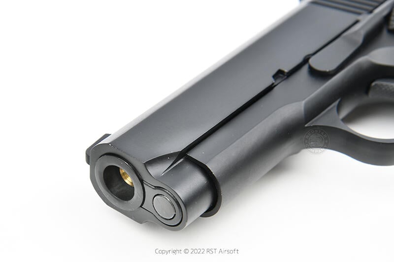 RST 紅星 - BELL 柯特.45 全金屬 原型瓦斯手槍 附槍盒 BB槍 GBB 黑色 ... 24BEL-797