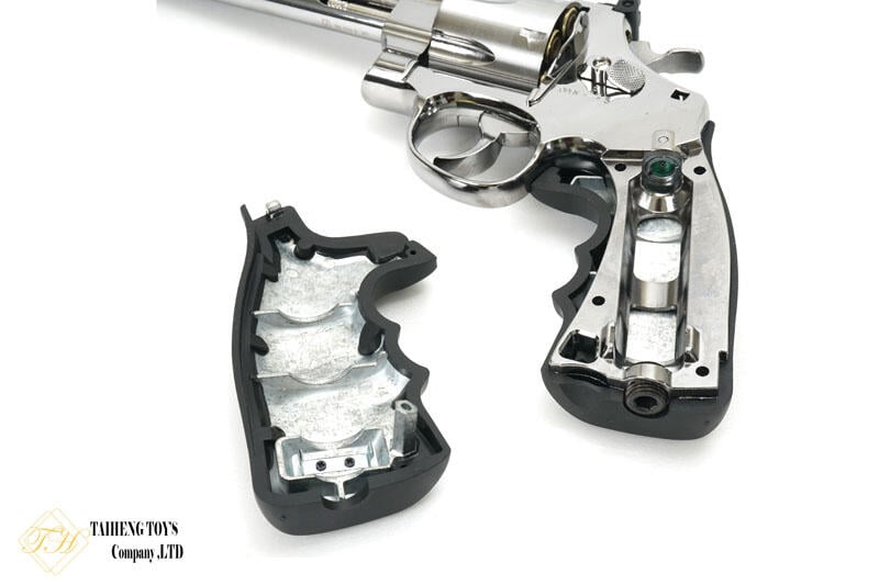 RST 紅星 - S&W M629 左輪 CO2手槍 5吋 授權刻字 MAGNUM 銀色 24TAH-WG-629-5