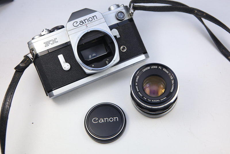 Canon FX +  FL 50mm F1.8 (FD EF NEX GF-2 M43)