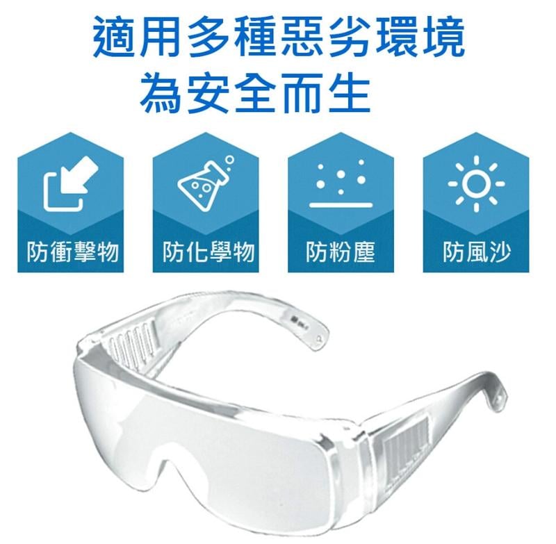 ㊣宇慶S舖㊣可刷卡分期｜安全眼鏡｜台灣現貨 安全 護目鏡 安全眼鏡 透明 自行車 機車