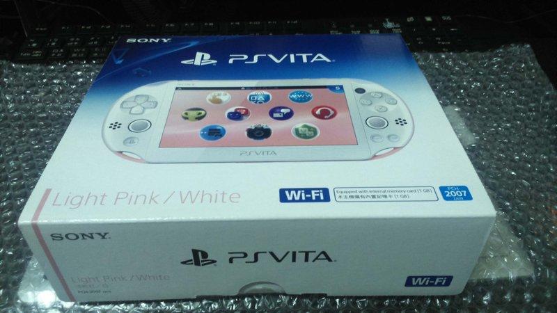 現貨)全新_新色SONY PS Vita 主機-淡粉紅/白色(PCH-2007 ZA19) | 露天拍賣