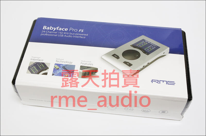 現貨在台/三年完美保固] 德國RME Babyface Pro FS錄音介面宇多田宅錄 