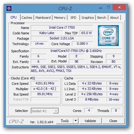 Intel core 七代i7-7700 CPU (1151 腳位) 附原廠銅底風扇| 露天拍賣