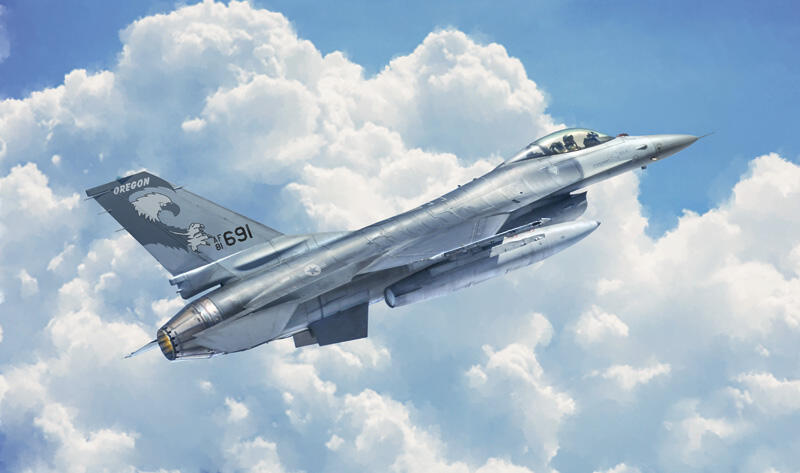 我國主力戰鬥機ITALERI 1/48 F-16 A Fighting Falcon #2786 | 露天拍賣
