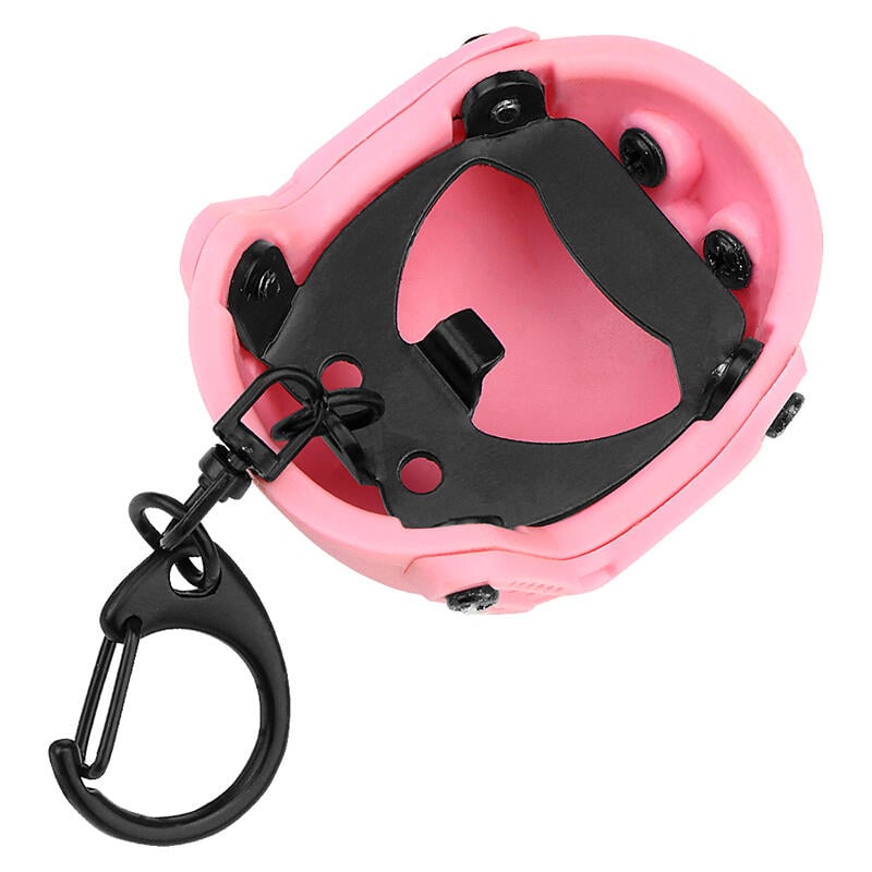 RST 紅星 - 迷你 FAST 頭盔造型 開瓶器帶鑰匙扣 鑰匙圈 吊飾 粉紅色 ... 19462
