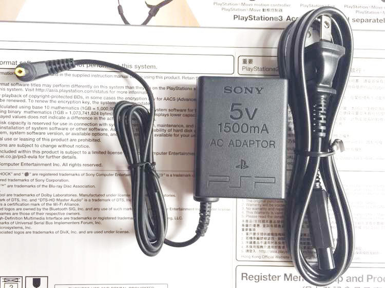 SONY PSP原廠變壓器/充電器/旅充/電源供應器5V 1500mA 型號PSP380 桃園《蝦米小鋪》 | 露天拍賣