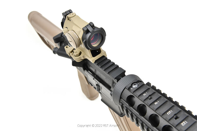 RST紅星 - BM M4 RIS 全金屬 瓦斯槍 附瞄具內紅點 雙色 WE系統 24RIS-BM-M4RIS-BKSD