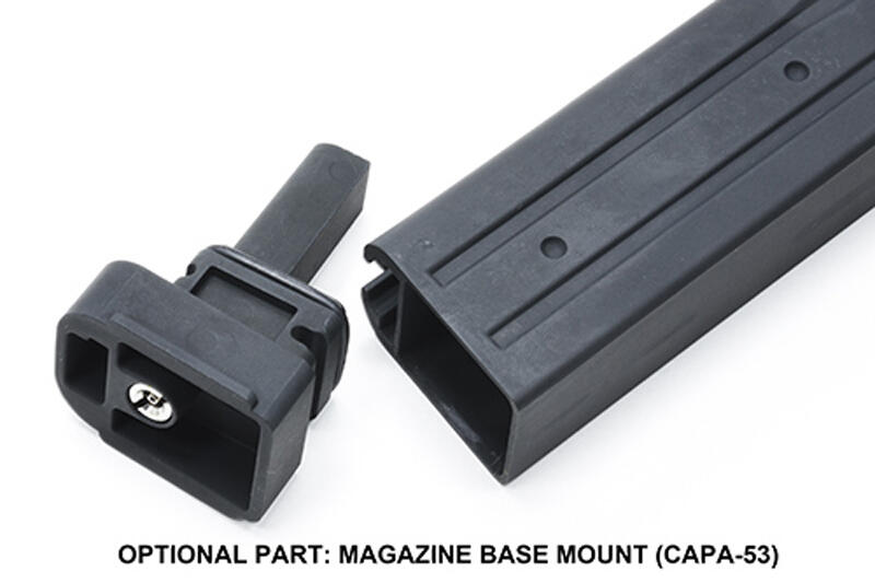 RST紅星- 警星 MARUI HI-CAPA 5.1 輕量化 鋁合金彈匣外殼 無刻印 黑色 GPI-CAPA-52-B