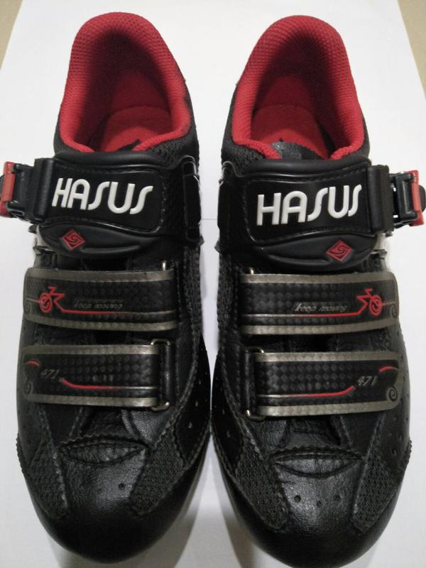 Hasus 471 哈卡硬底鞋 自行車鞋 免上卡 非卡鞋 歐規:37號/腳長:22.2 cm公分 Lake硬底鞋可參考