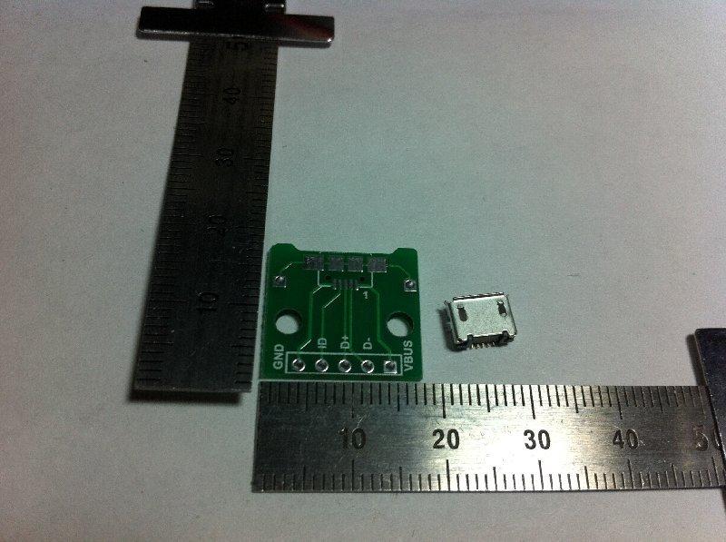 【Q小奇】出清 Micro USB 2.0 轉 DIP  直插 邁克 (未焊接轉換板含母座)
