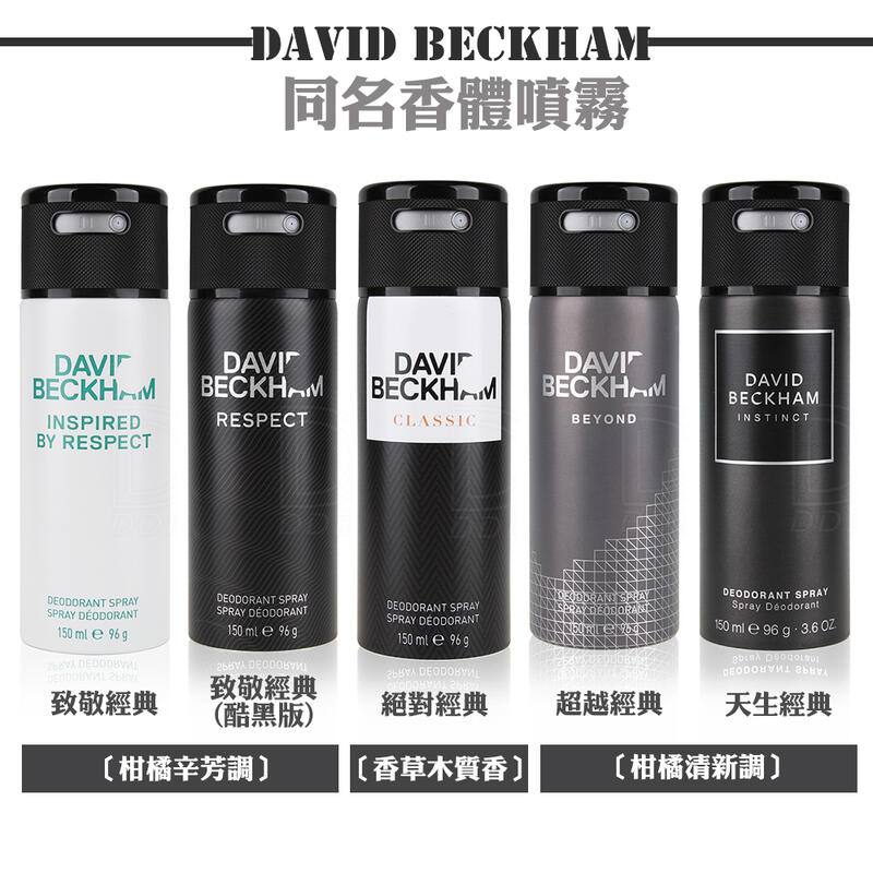 大衛貝克漢 同名香體噴霧 150ml David Beckham【DDBS】