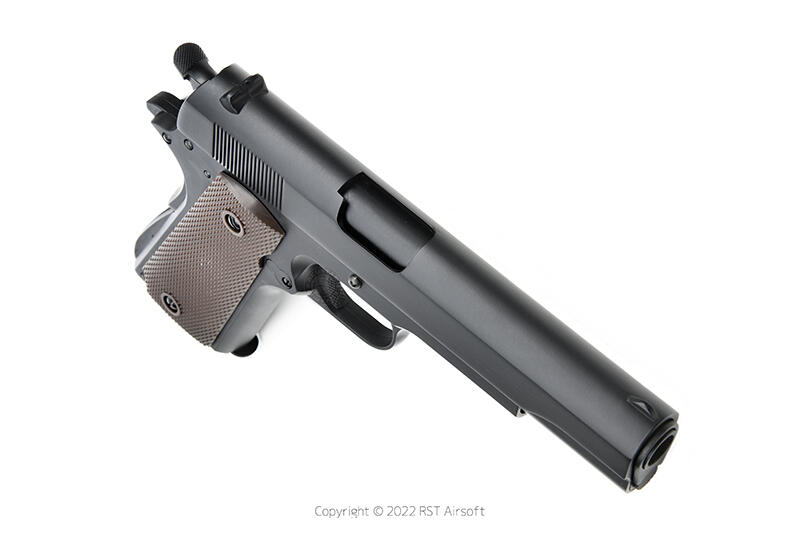 RST 紅星 - TLS 1911 金屬滑套 瓦斯手槍 附槍盒 GBB BB槍 黑色 ... 24TLS-723