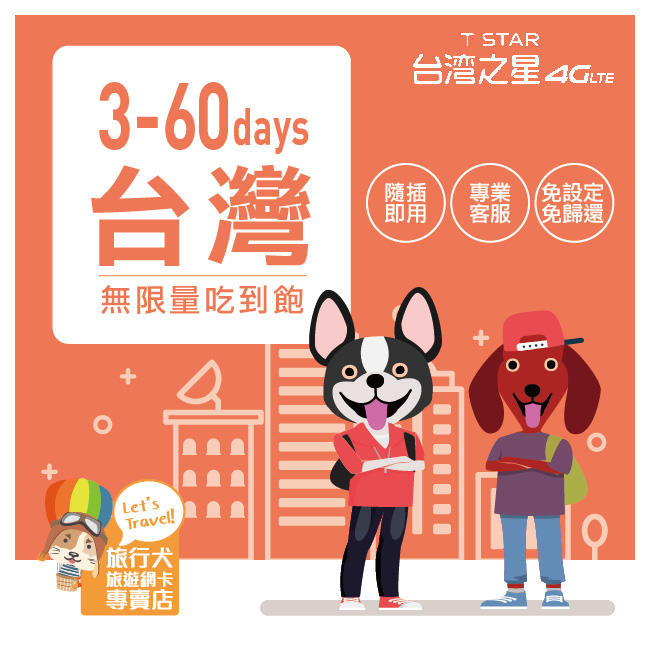 【獨家買就送】 台灣網卡 3-60天 4G上網 【無限量吃到飽】免設定 免開卡 隨插即用 網路