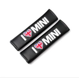 BMW寶馬迷你MINI COOPER clubman F54 F57 F60汽車安全帶護肩套一對 BMW寶馬迷你MINI COOPER clubman F54 F57 F60汽車安全帶護肩套一對