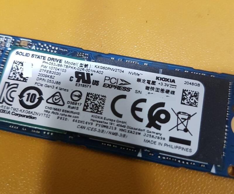 Summon Kakadu Enumerate TOSHIBA (KIOXIA) XG6-P 2T 2TB KXG60PNV2T04 M.2 SSD NvMe | 露天拍賣