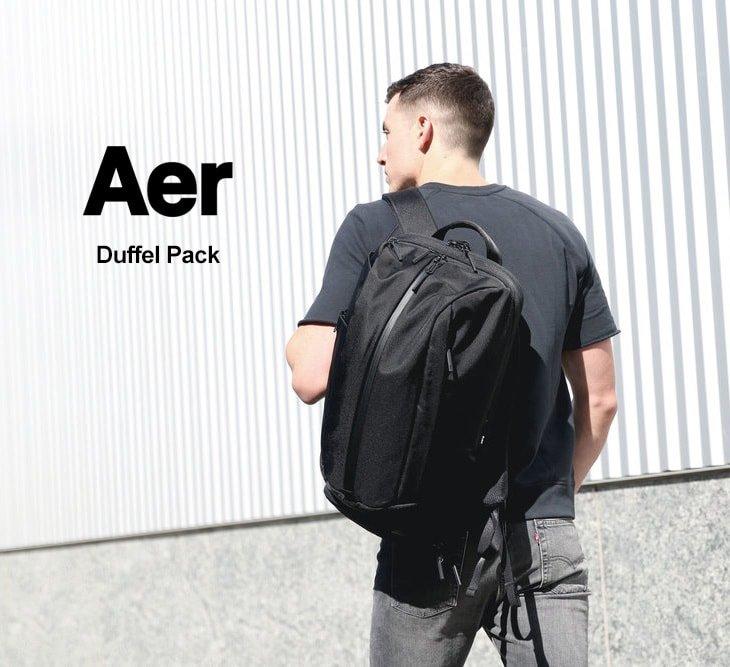 日本Aer Duffel Pack 後背包筆電包防撥水防彈尼龍耐磨上班出國旅遊運動