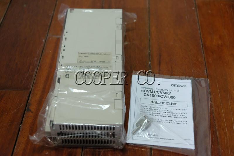 Cooper.co】OMRON CV1000-CPU01-V1 可程式控制器PLC 新品中古現貨