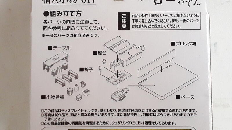 中古良品 Tomytec 情景小物017 屋台a 露天拍賣
