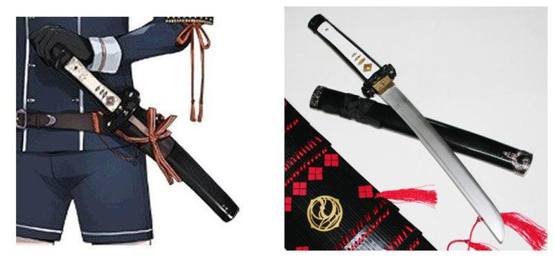 現貨刀劍亂舞藥研藤四郎原刀款木刀可加購假髮髮網鞋出陣服正裝送皮肩甲軍裝制服 露天拍賣