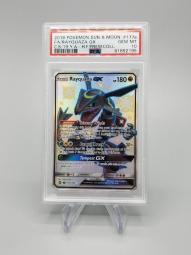 2018 Pokemon Rayquaza GX #177a FA Alternate Art Shiny Hidden Fates - PSA 9