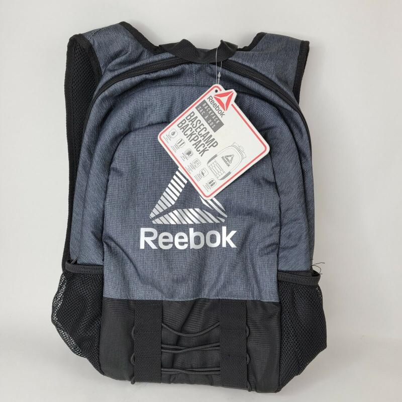 reebok | basecamp後背包,灰色防水保濕收納,反光
