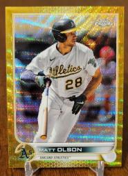  2022 Topps Heritage #48 Matt Olson Oakland Athletics