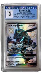 2018 Pokemon Rayquaza GX #177a FA Alternate Art Shiny Hidden Fates - PSA 9