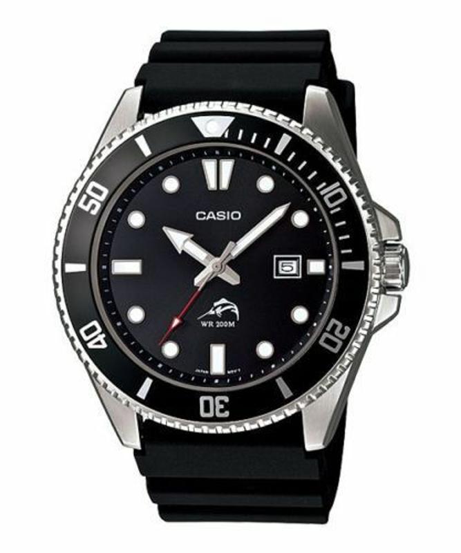 卡西歐 lcw106-1av, 杜羅布,男士黑色樹脂手錶,200公尺 wr,防倒邊框