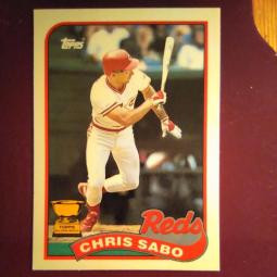 1989 Donruss #317 Chris Sabo RC - NM-MT+