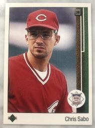 1989 Donruss #317 Chris Sabo RC - NM-MT+