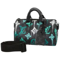 M20930 Louis Vuitton Taurillon Monogram KEEPALL BANDOULIÈRE 25