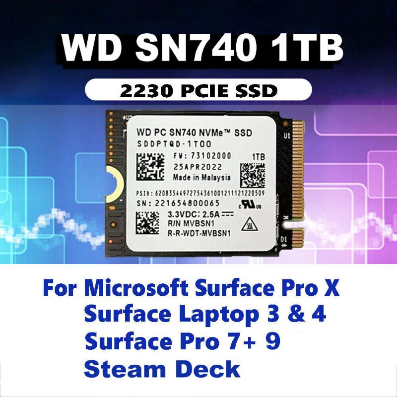 豪華な豪華な新正規品WD SN740 NVMe 2TB SSD 2230 Steamdeck ...