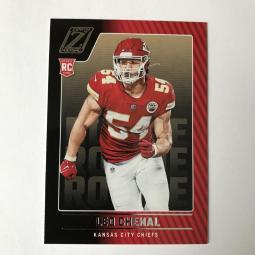 2022 Onyx Vintage Rookie Card Leo Chenal Kansas City Chiefs - Wisconsin LB  RC