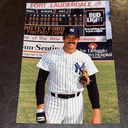 Ron Guidry Beckett BAS Signed 8x10 Photo Autograph