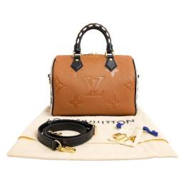 LOUIS VUITTON M55423 Monogram Teddy Speedy Bandolier 25NM Hand Bag Mint Ex++