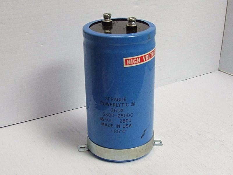 springfield capacitor電容器36dx 6300250dc 8530l 2801 +85 c二手 PChomeUSA