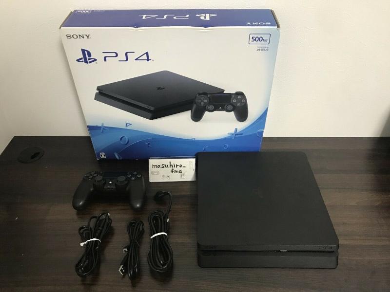 sony playstation 4 ps4 噴射黑色遊戲機500gb cuh-2000ab01 附盒