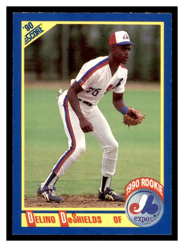 Delino DeShields 1990 Score Montreal Expos Rookie Card #645