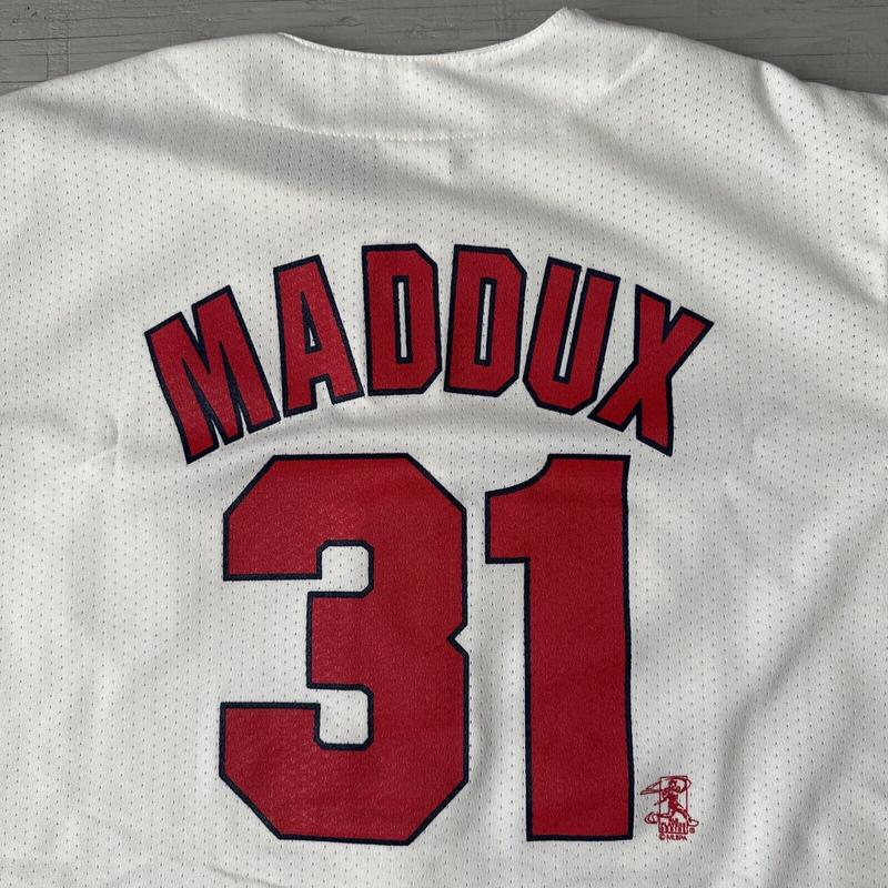 Vintage Majestic MLB Baseball Atlanta Braves Greg Maddux #31 Jersey Size XL