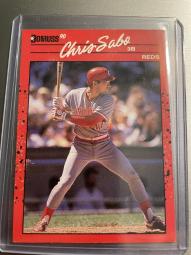 Chris Sabo Signed Auto'd 1995 Upper Deck Card #433 Reds Roy